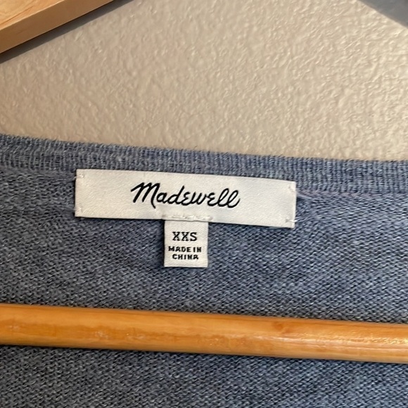 Madewell XXS summer Ryder blue cardigan - Picture 5 of 9